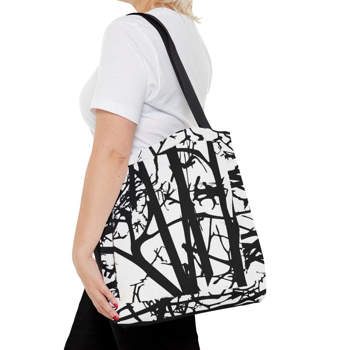 Black Trees  Tote Bag